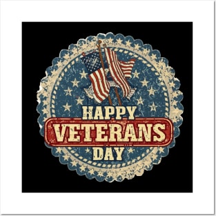 Happy Veterans Day Posters and Art